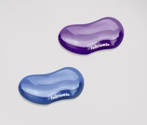 Handgelenk Matte CRYSTAL, ergonomisch, Gel, blau, Fellowes